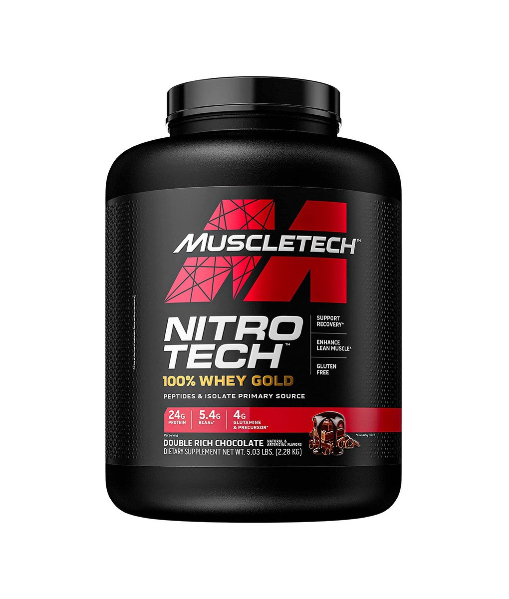 Proteína whey MuscleTech Nitro-Tech 100% Whey Gold 2,27 kg