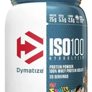 Dymatize ISO 100 Hydrolyzed 600 g · Fruity Pebbles