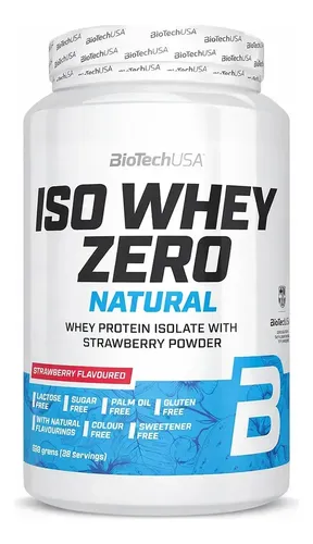BioTechUSA Iso Whey Zero Natural 908 g · Frutilla