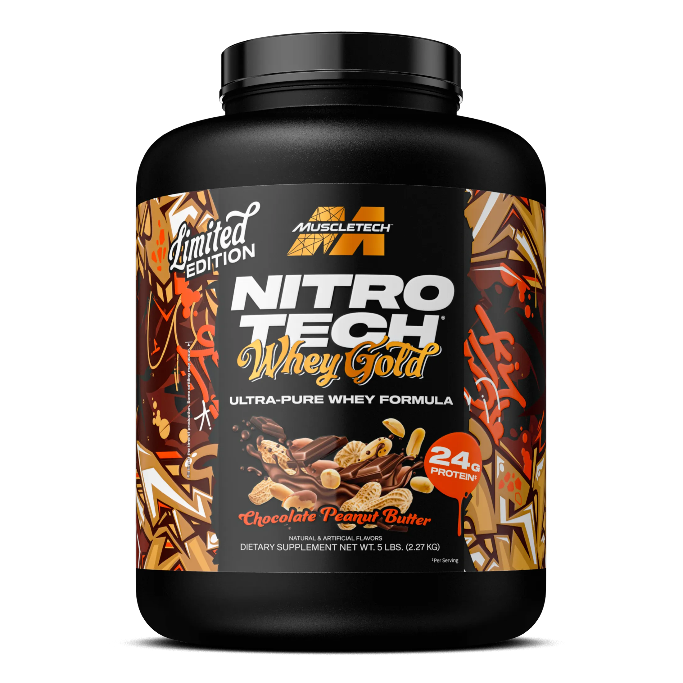 MuscleTech Nitro-Tech 100% Whey Gold 5 lb