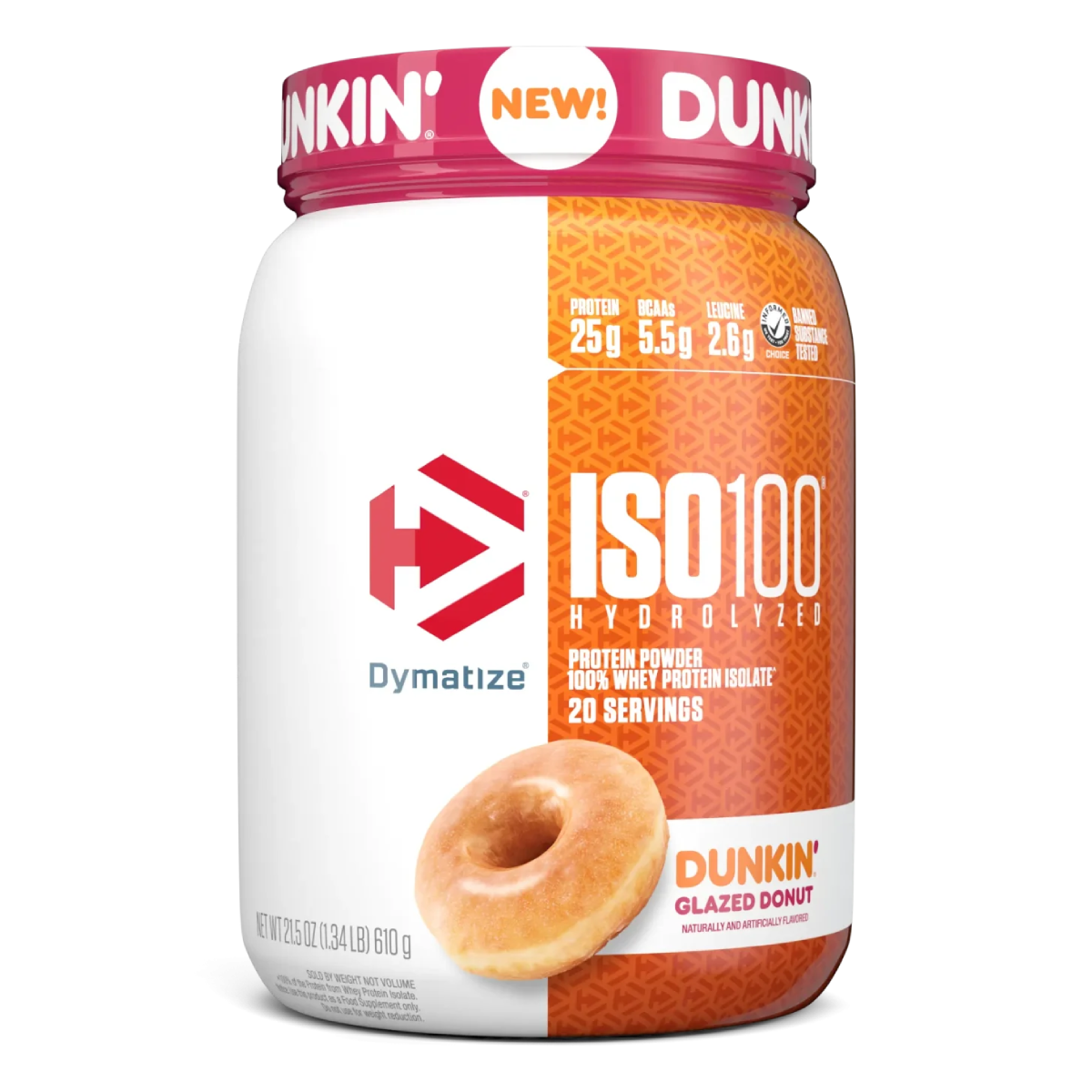 Dymatize ISO 100 Hydrolyzed 610 g (1,34 lb)