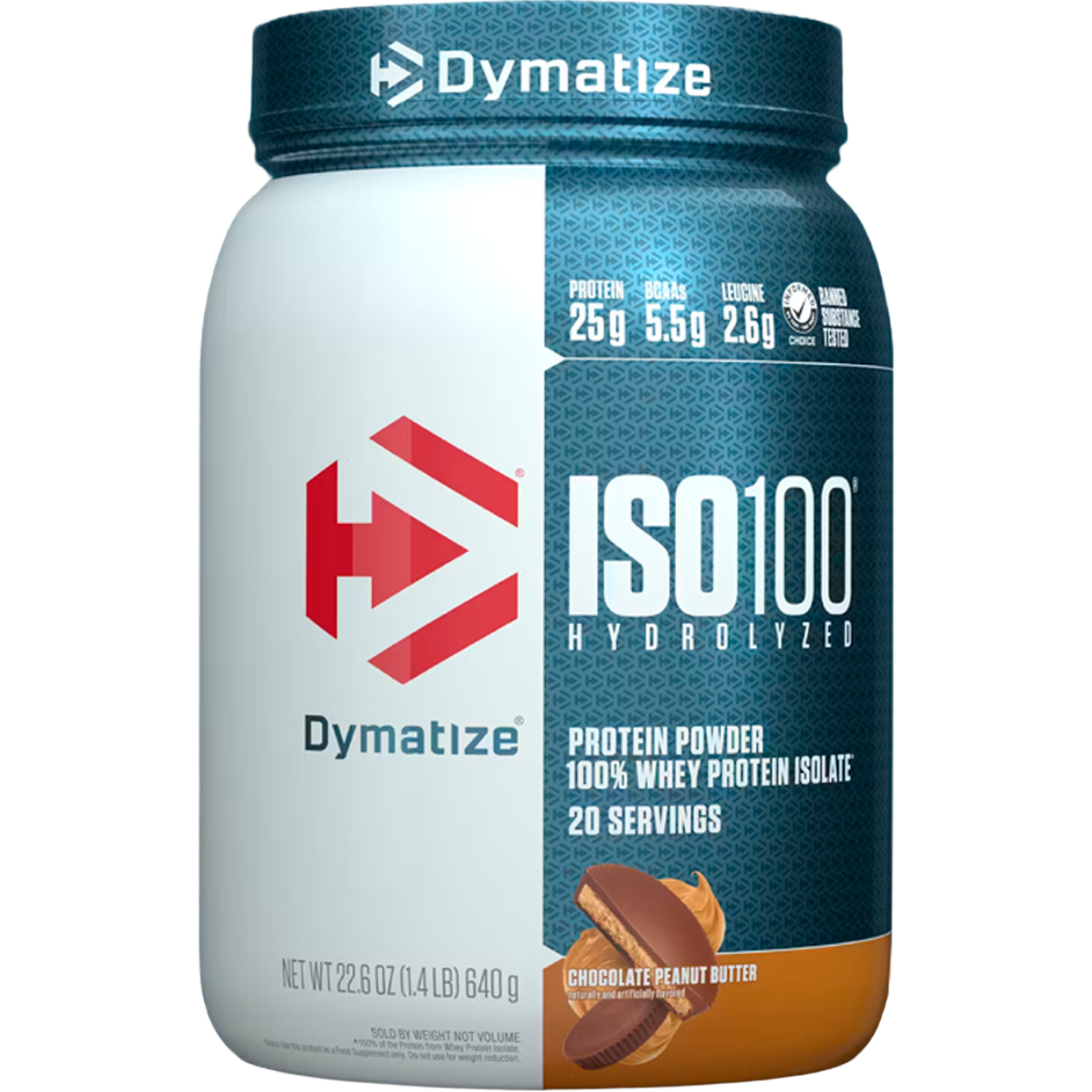 Dymatize ISO 100 Hydrolyzed 640 g (1,4 lb)